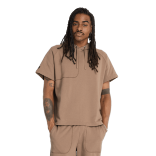 New Balance Men's Ohtani Short Sleeve French Terry Hoodie Mens Apparel Sweatshirts & Fleece