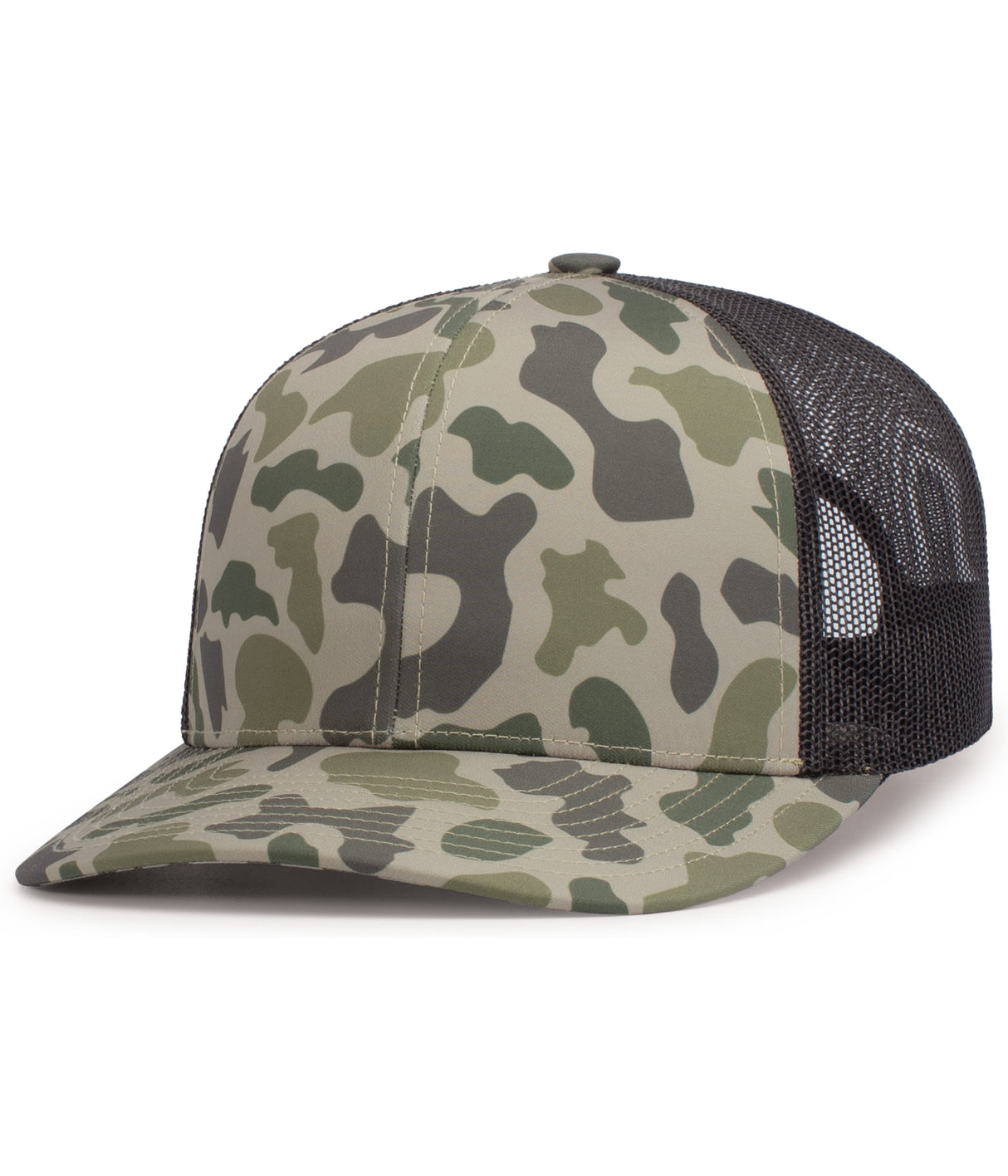 Pacific Headwear Duck Camo Trucker Snapback Cap Pacific Headwear