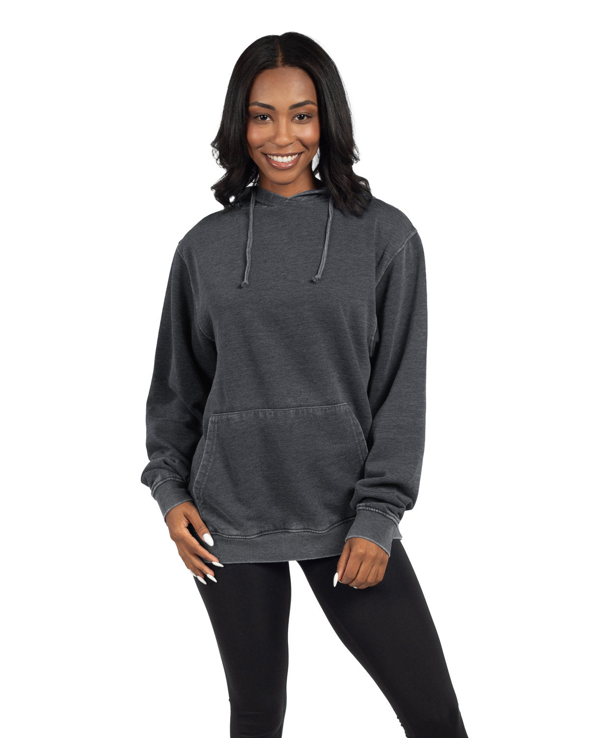 Chicka-d Ladies' Burnout Everybody Hooded Sweatshirt chicka-d