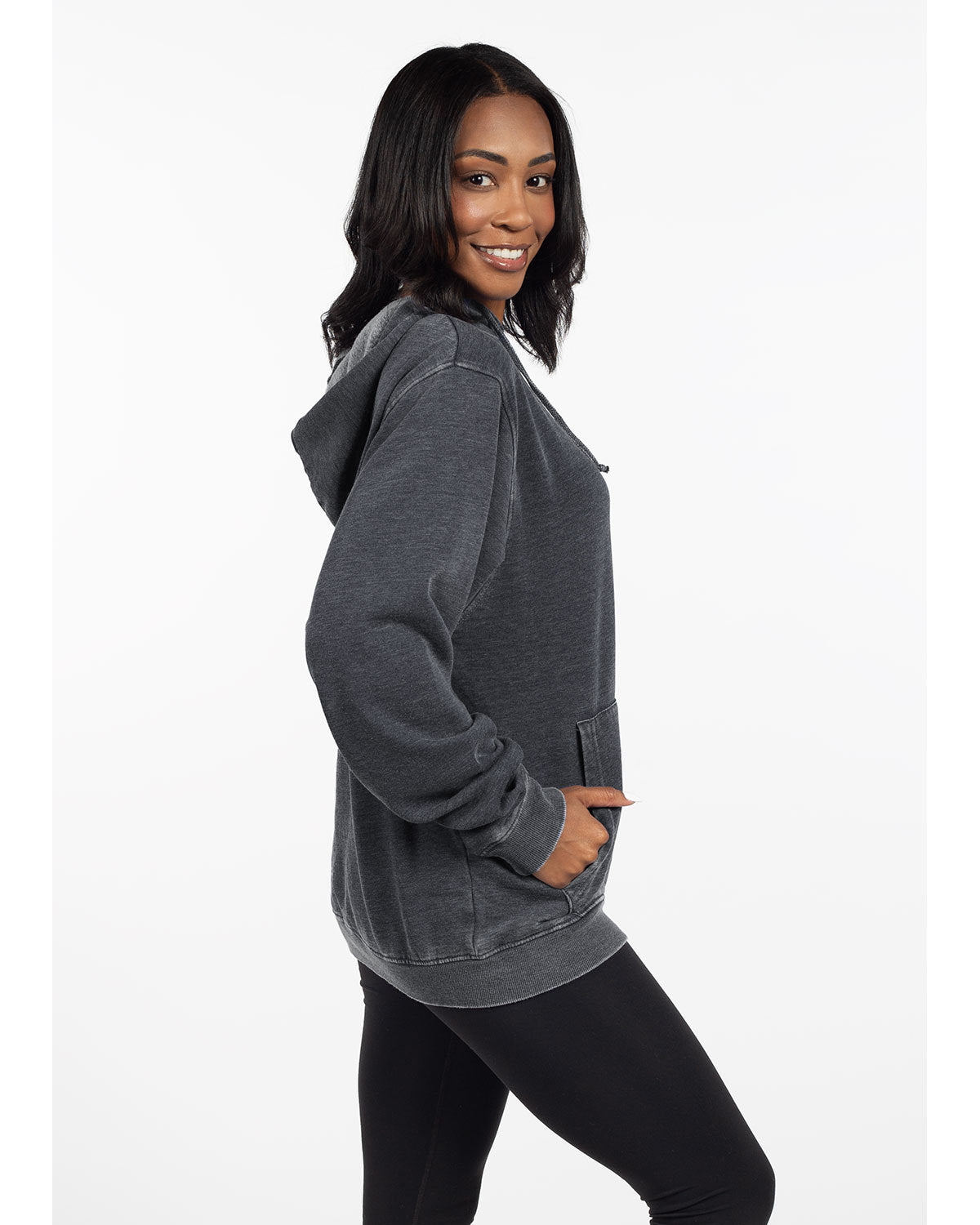 Chicka-d Ladies' Burnout Everybody Hooded Sweatshirt chicka-d