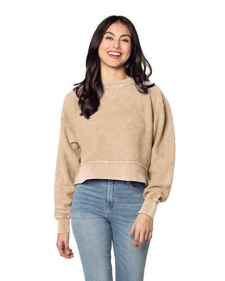 Chicka-d Ladies' Corded Boxy Pullover chicka-d