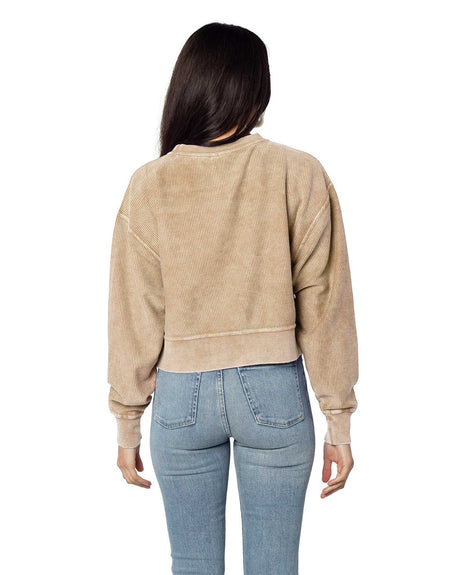 Chicka-d Ladies' Corded Boxy Pullover chicka-d