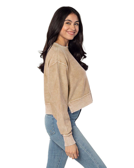 Chicka-d Ladies' Corded Boxy Pullover chicka-d