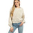 Chicka-d Ladies' Burnout Campus Crop Sweatshirt chicka-d