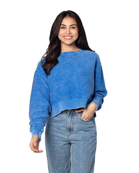 Chicka-d Ladies' Corded Boxy Pullover chicka-d
