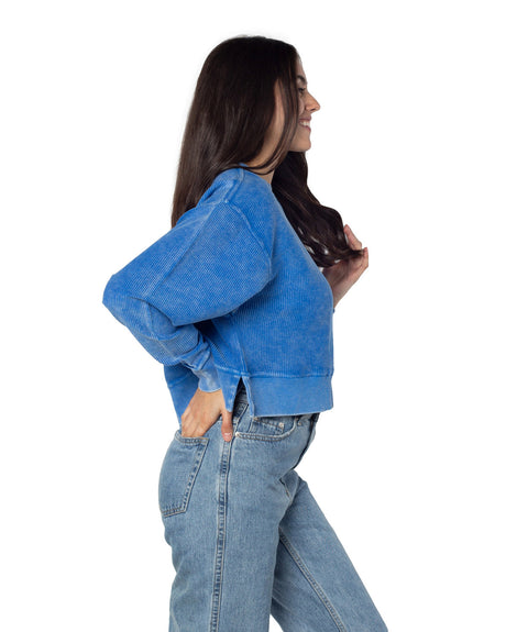 Chicka-d Ladies' Corded Boxy Pullover chicka-d