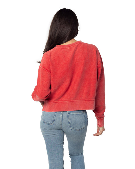 Chicka-d Ladies' Corded Boxy Pullover chicka-d
