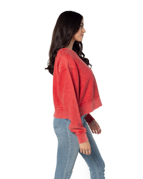 Chicka-d Ladies' Corded Boxy Pullover chicka-d