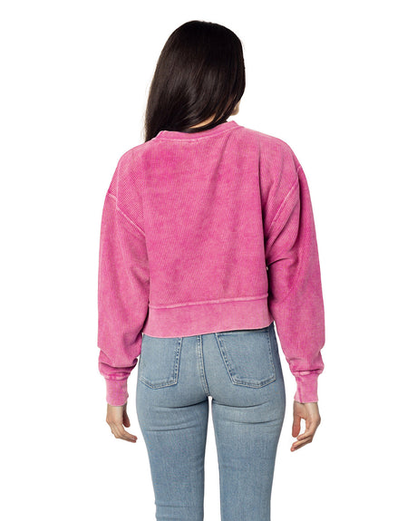 Chicka-d Ladies' Corded Boxy Pullover chicka-d