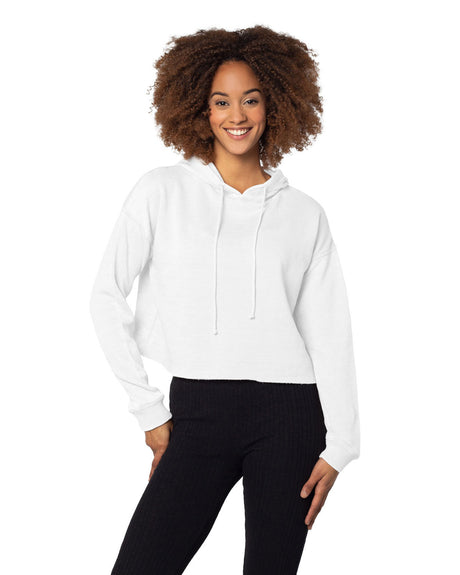 Chicka-d Ladies' Burnout Campus Hooded Sweatshirt chicka-d