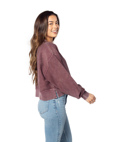 Chicka-d Ladies' Corded Boxy Pullover chicka-d