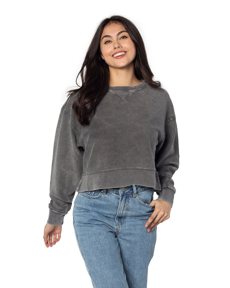 Chicka-d Ladies' Corded Boxy Pullover chicka-d