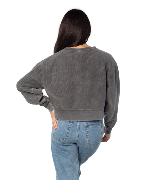 Chicka-d Ladies' Corded Boxy Pullover chicka-d