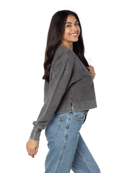 Chicka-d Ladies' Corded Boxy Pullover chicka-d