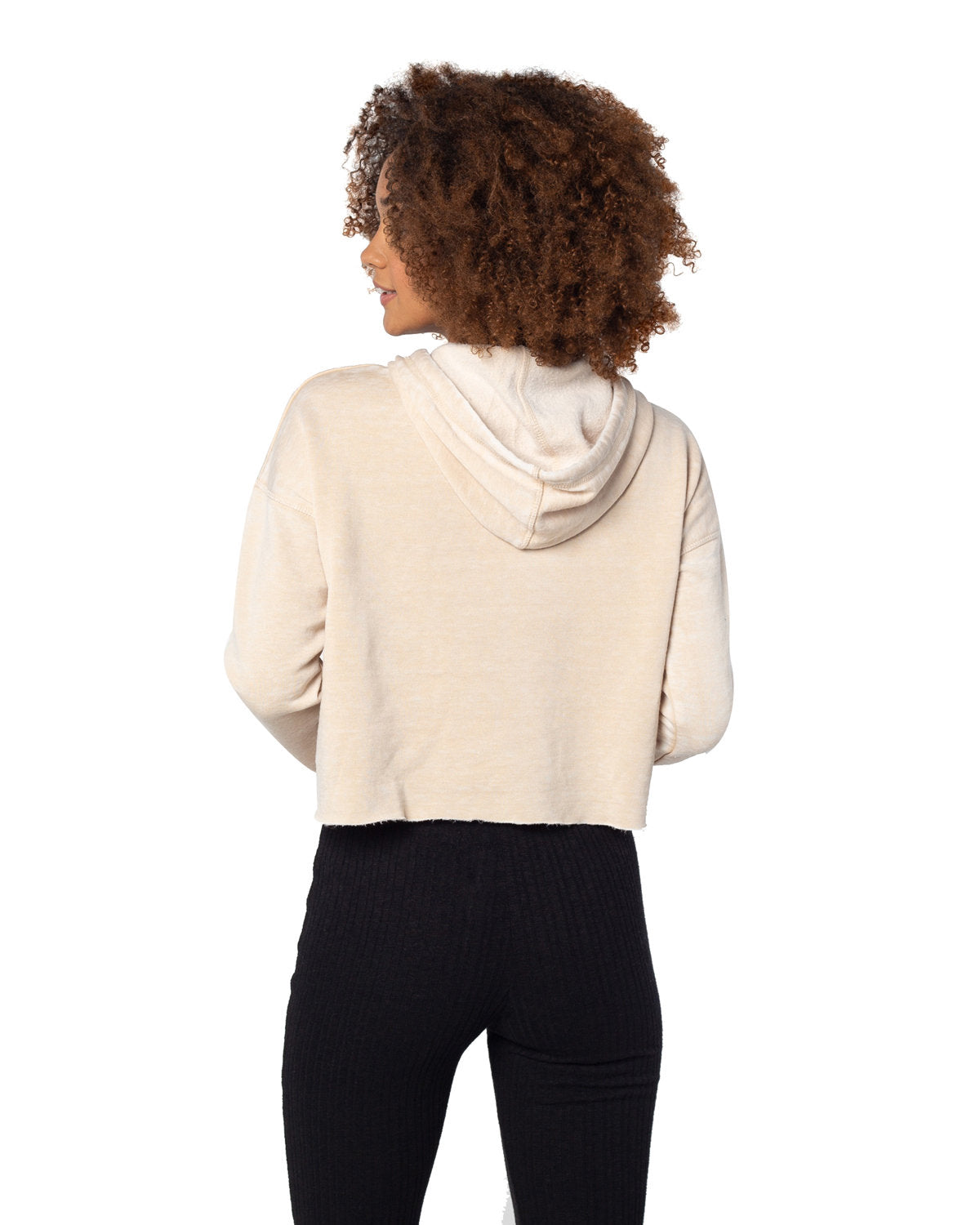 Chicka-d Ladies' Burnout Campus Hooded Sweatshirt chicka-d