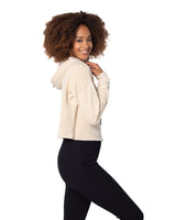Chicka-d Ladies' Burnout Campus Hooded Sweatshirt chicka-d