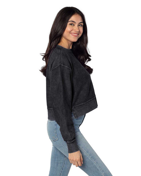 Chicka-d Ladies' Corded Boxy Pullover chicka-d