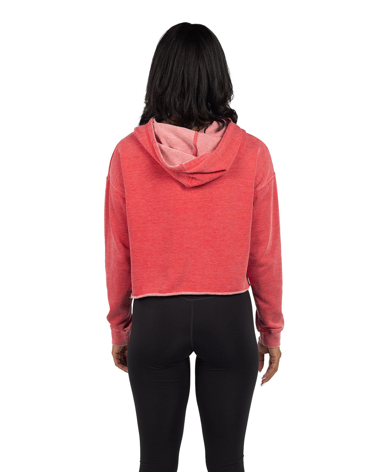 Chicka-d Ladies' Burnout Campus Hooded Sweatshirt chicka-d