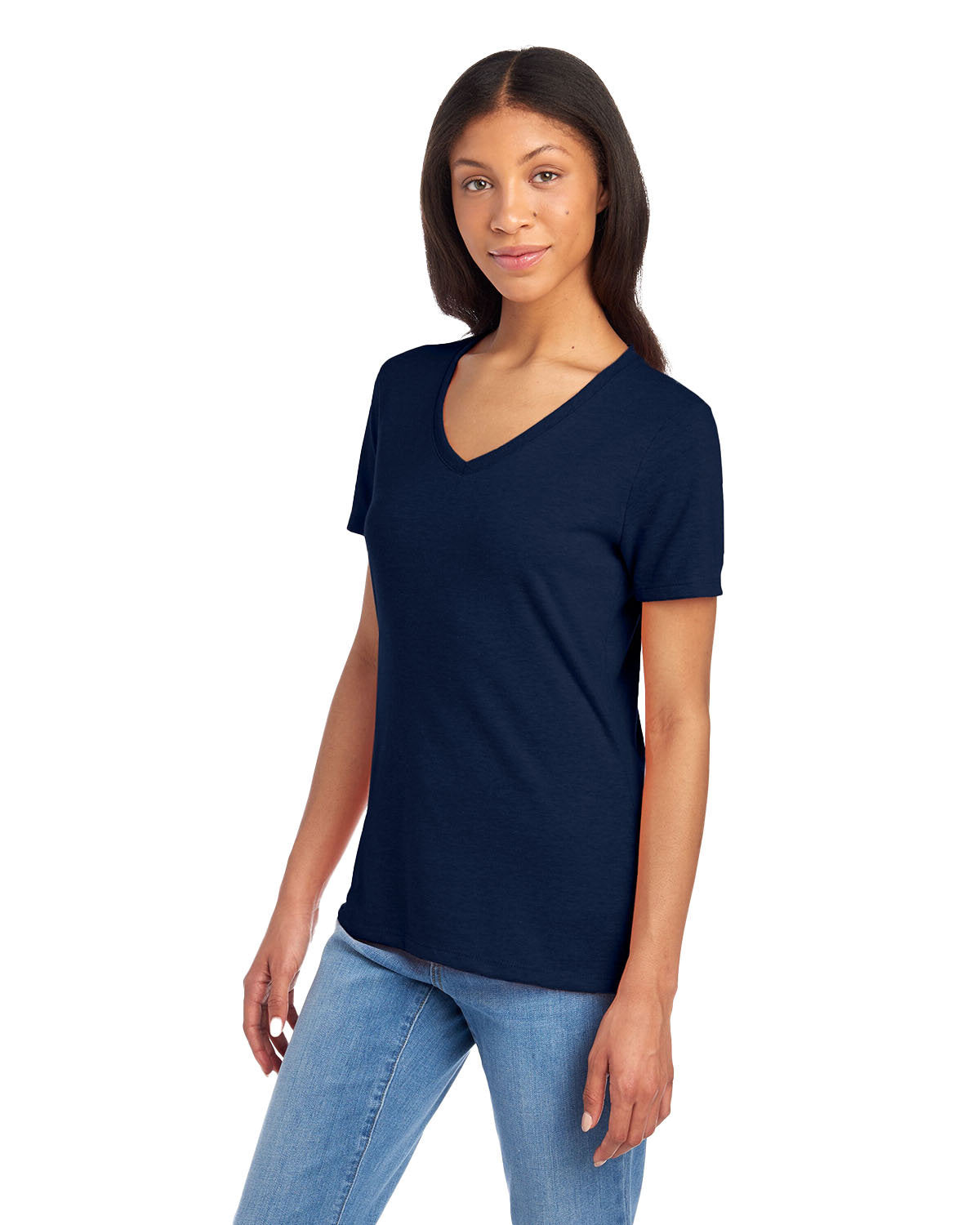 Jerzees Ladies' Premium Blend V-Neck T-Shirt Womens Apparel Shirts & Tops