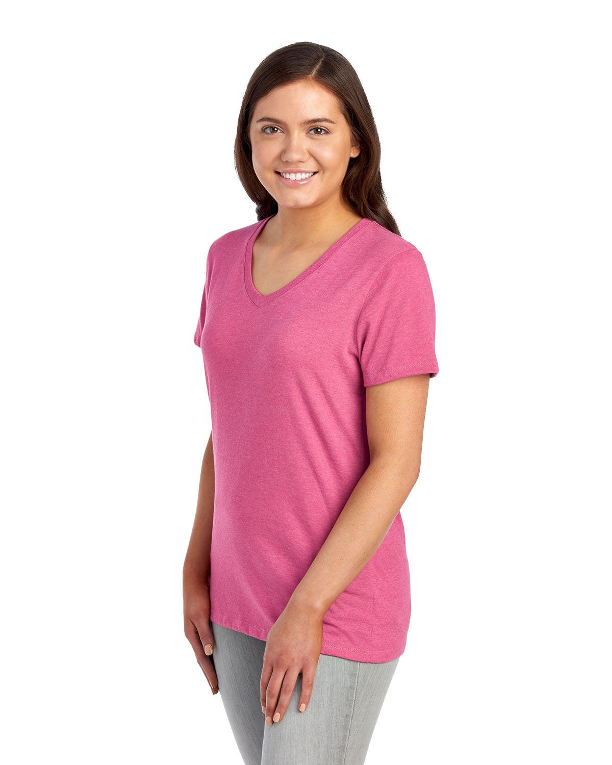 Jerzees Ladies' Premium Blend V-Neck T-Shirt Womens Apparel Shirts & Tops