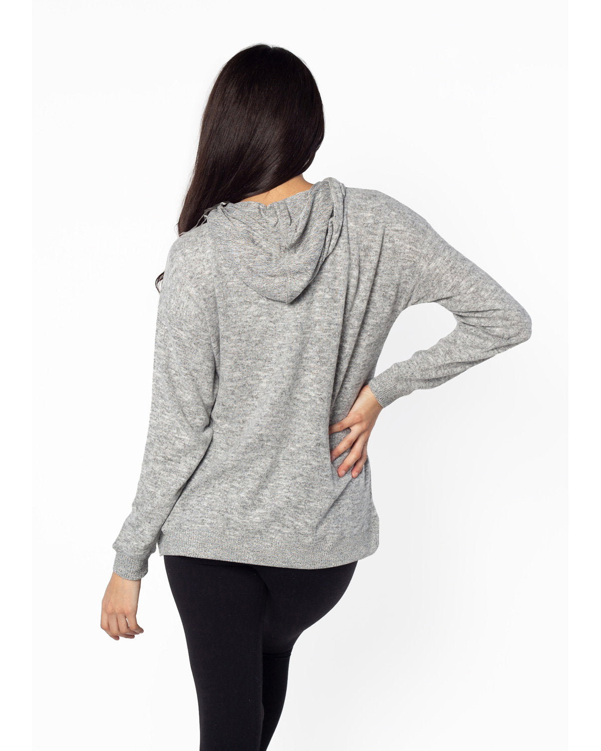 Chicka-d Ladies' Cozy Tunic Hooded Sweatshirt chicka-d