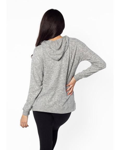 Chicka-d Ladies' Cozy Tunic Hooded Sweatshirt chicka-d