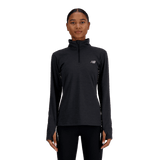 New Balance Women's Sport Essentials Space Dye Quarter Zip