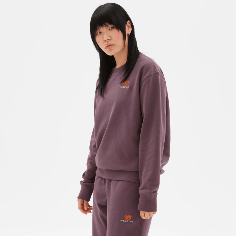 New Balance Uni-ssentials French Terry Crewneck Sweatshirt Womens Apparel Sweatshirts & Fleece