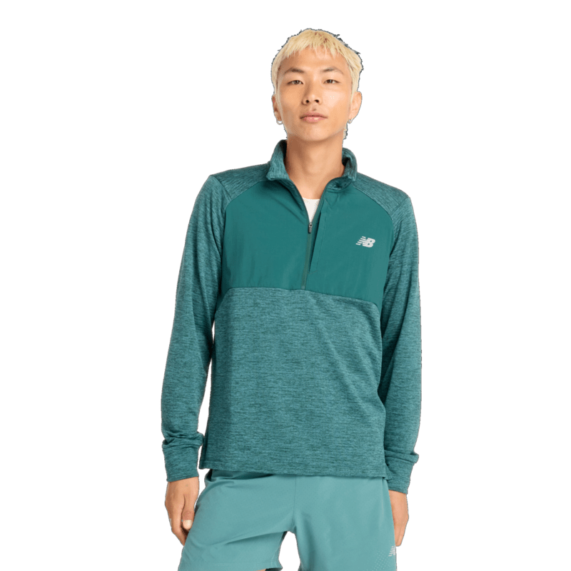 New Balance Men's Athletics Heat Grid 1/2 Zip Mens Apparel Sweatshirts & Fleece