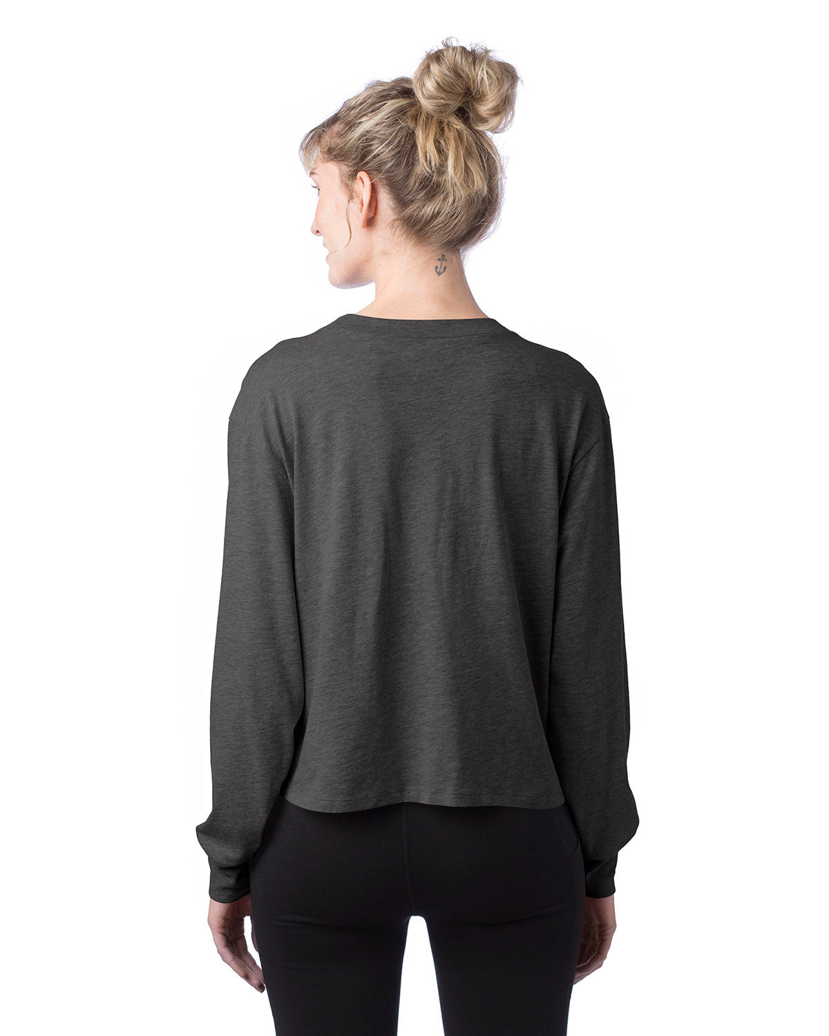Alternative Ladies' Main Stage Long-Sleeve CVC Cropped T-Shirt Alternative