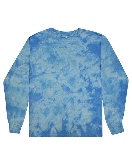 Tie-Dye Unisex Crystal Wash Long-Sleeve T-Shirt Tie-Dye
