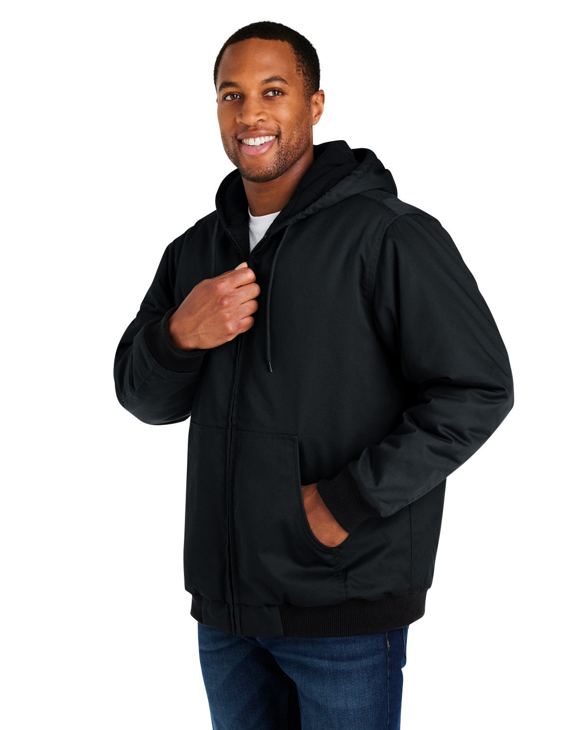 Harriton Unisex ClimaBloc® Heavyweight Hooded Full-Zip Jacket Harriton