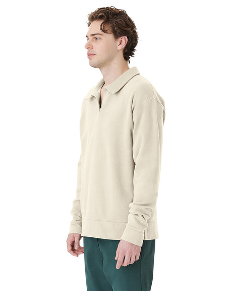 ComfortWash by Hanes Unisex Garment Dye Polo Collar Sweatshirt ComfortWash by Hanes