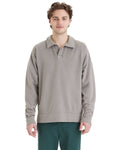 ComfortWash by Hanes Unisex Garment Dye Polo Collar Sweatshirt ComfortWash by Hanes