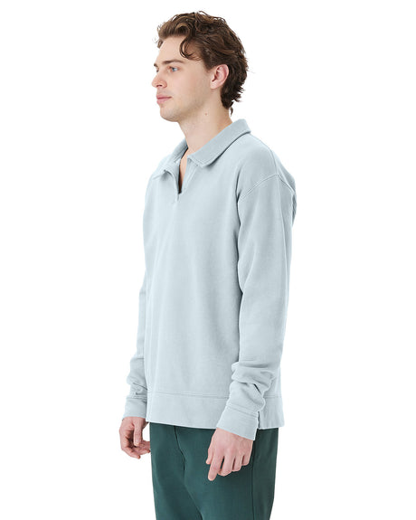 ComfortWash by Hanes Unisex Garment Dye Polo Collar Sweatshirt ComfortWash by Hanes