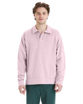 ComfortWash by Hanes Unisex Garment Dye Polo Collar Sweatshirt ComfortWash by Hanes