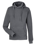 J America Unisex Pigment Dyed Fleece Hooded Sweatshirt J America