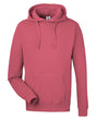 J America Unisex Pigment Dyed Fleece Hooded Sweatshirt J America