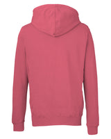 J America Unisex Pigment Dyed Fleece Hooded Sweatshirt J America