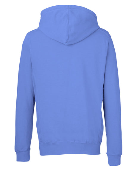 J America Unisex Pigment Dyed Fleece Hooded Sweatshirt J America