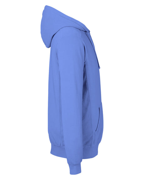 J America Unisex Pigment Dyed Fleece Hooded Sweatshirt J America