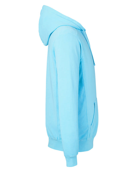 J America Unisex Pigment Dyed Fleece Hooded Sweatshirt J America
