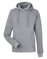 J America Unisex Pigment Dyed Fleece Hooded Sweatshirt J America