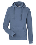 J America Unisex Pigment Dyed Fleece Hooded Sweatshirt J America