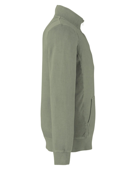 J America Unisex Pigment Dyed Fleece Quarter-Zip J America