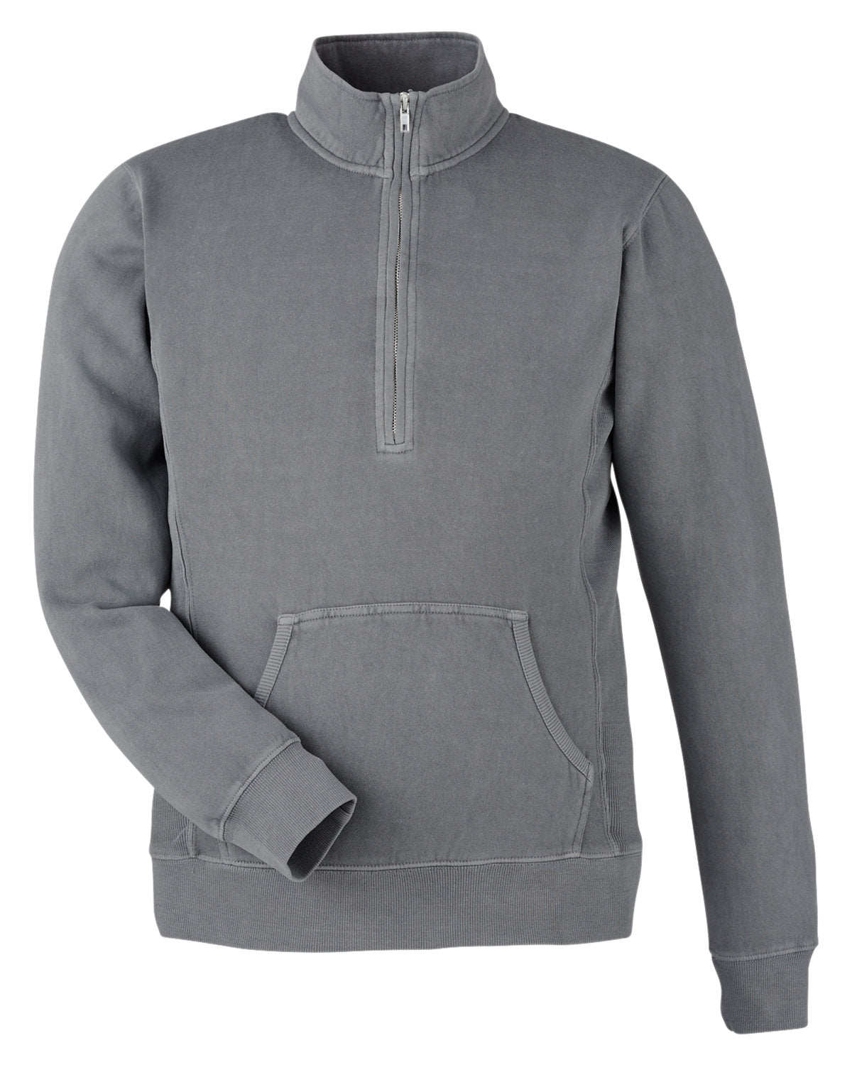 J America Unisex Pigment Dyed Fleece Quarter-Zip J America