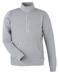 J America Unisex Pigment Dyed Fleece Quarter-Zip J America