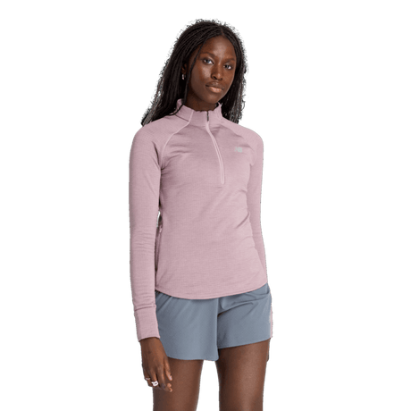New Balance Women's Athletics Heat Grid Half Zip Womens Apparel Sweatshirts & Fleece