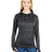 J America Ladies' Odyssey Striped Poly Fleece Lapover Hood J America