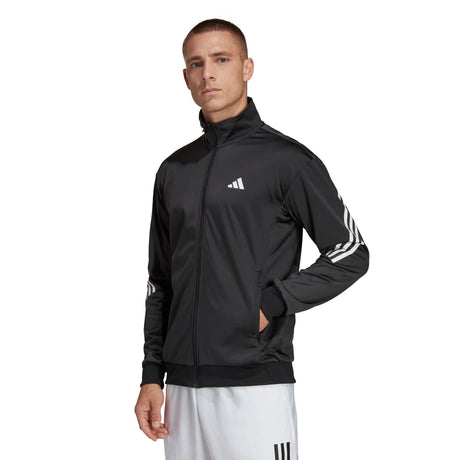 adidas Men's 3-Stripes Knit Tennis Jacket Tennis & Racquet Apparel All